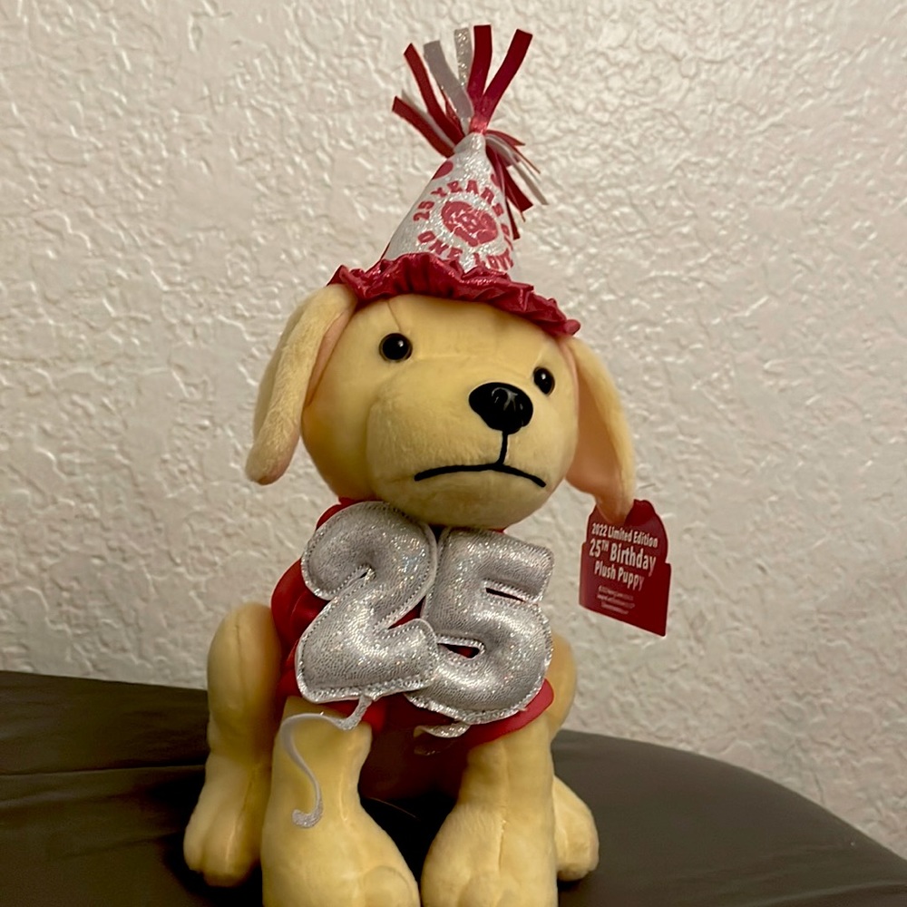 25 years Canes anniversary limited addition dog plush